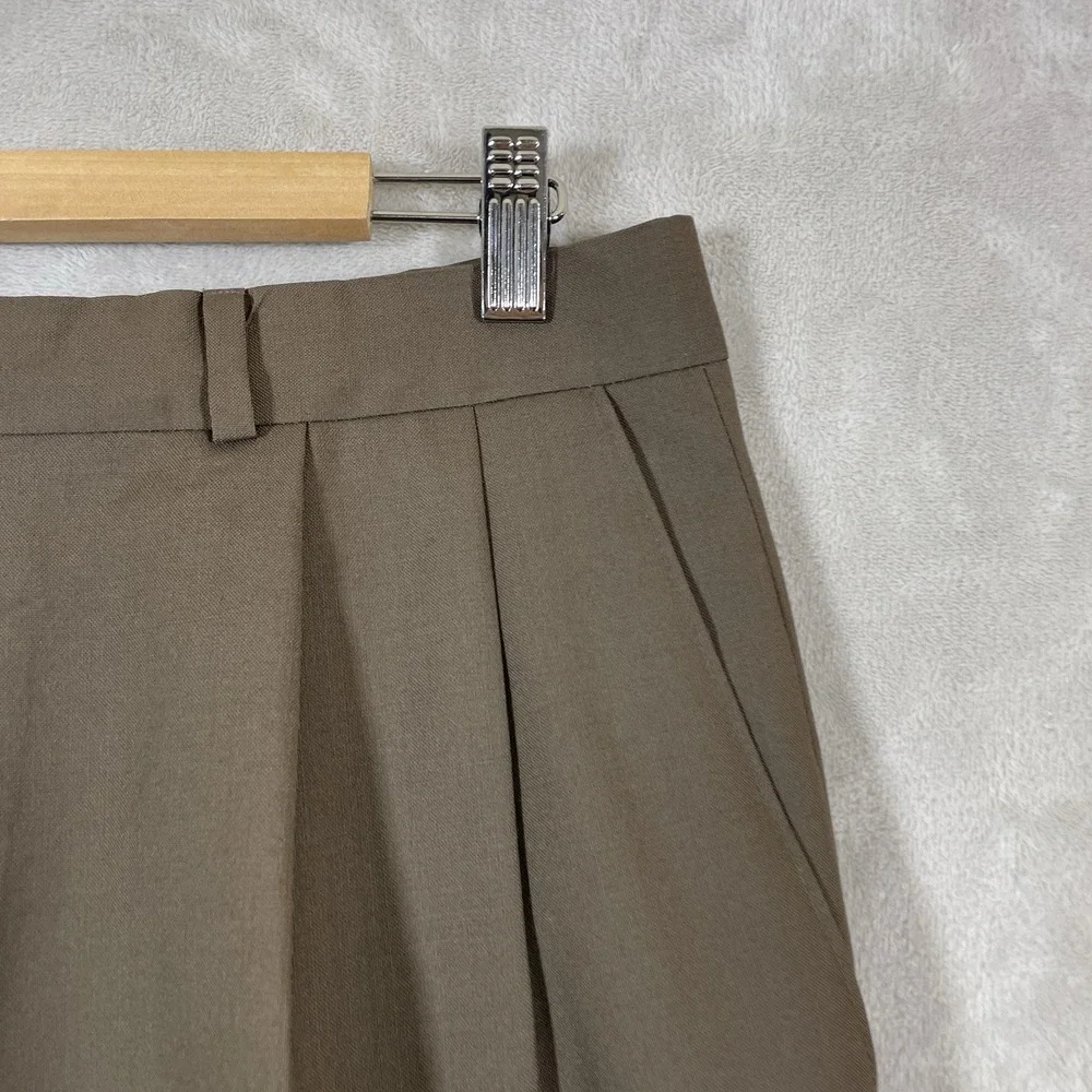 Vtg 80s Ralph Lauren Double Pleated Slacks Pants Men 34x30 Cuff Wool Flowy Chaps